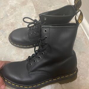 Dr. Martens Black Leather Boots